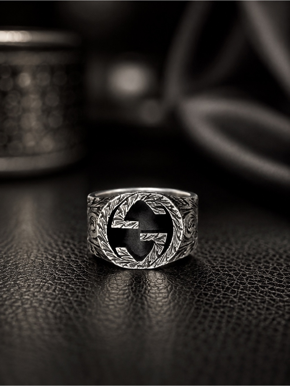 Gucci Interlocking G Ring Sterling Silver | Size 6.75 | NWT + Box + COA